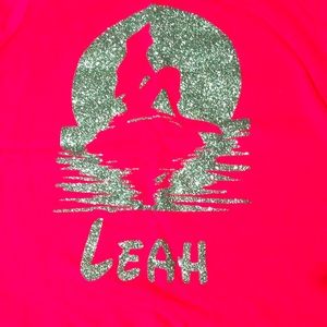 Mermaid shirt with name LEAH